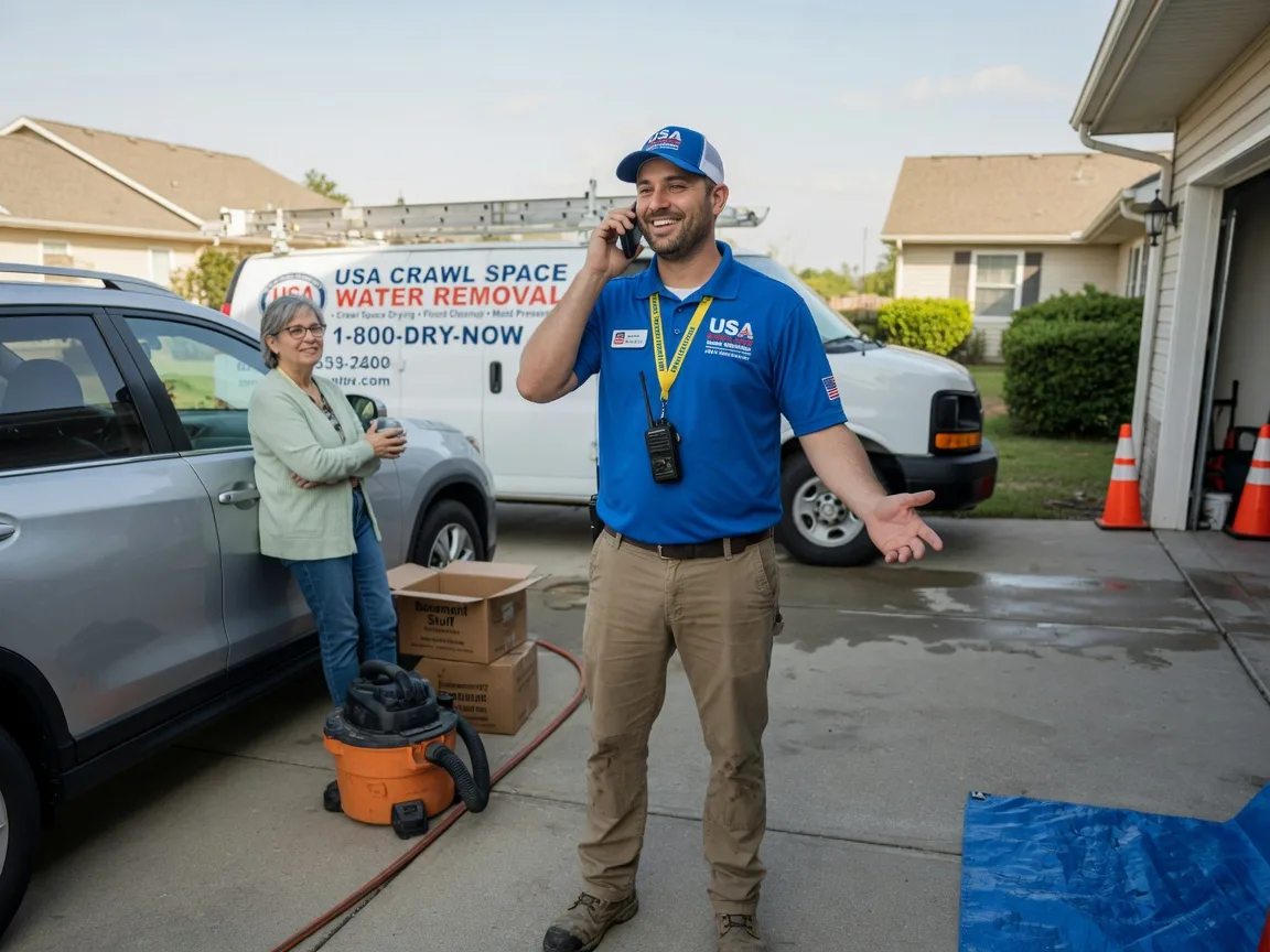 Crawl Space Water Removal Inland, NE FAQs
